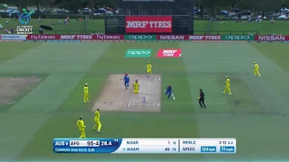 Logo of Ikram Ali Khil's 80 against Australia in the U19CWC semi-final