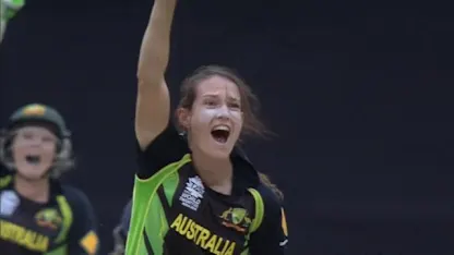 Logo of Megan Schutt 3-29 for AUS V IRE ICC Womens WT20 2016