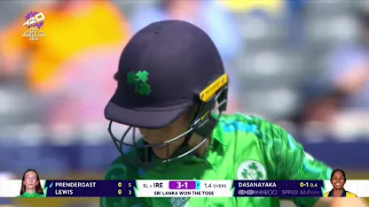 Orla Prendergast - Wicket - Sri Lanka vs Ireland