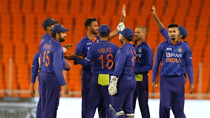 Logo of IND v WI, third ODI