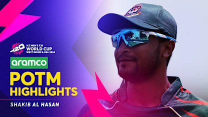 Logo of Shakib brings experience out against Netherlands | POTM Highlights | BAN v NED | T20WC 2024