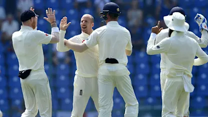 Logo of Jack Leach set things up for England with crucial top-order wickets on the fourth day
