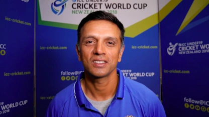 Logo of Rahul Dravid's message for India U19 and fans