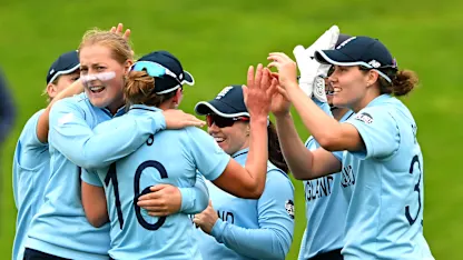 England strike with three wickets in an over