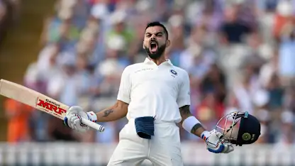 Logo of Virat Kohli hit 149 against England in a stunning one-man show at Edgbaston