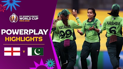 Sana on fire as England lose half the side | Powerplay Highlights | CWC25