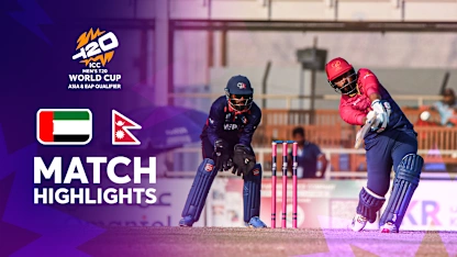UAE v Nepal match highlights