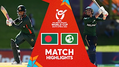 Logo of Bangladesh v Ireland | Match Highlights | U19 CWC 2024