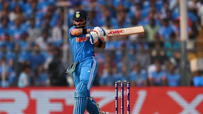 Logo of Kohli, Iyer keep the foot on the pedal | CWC23