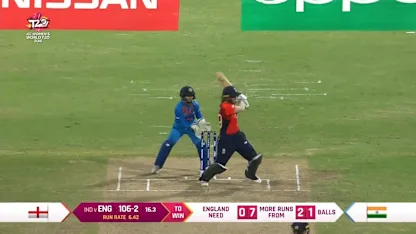 Logo of ENG v IND: Natalie Sciver's unbeaten 52