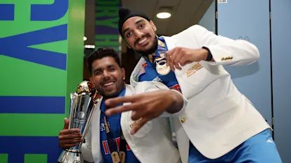 Logo of Raw emotions from India after sealing more silverware | Champions Trophy 2025