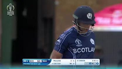 Logo of Kyle Coetzer's 61 v Ireland at CWCQ