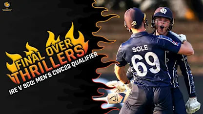 Logo of Final-over thriller: Scotland leave it late against Ireland | CWC23 Qualifier