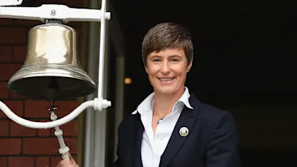 Logo of ICC Hall of Fame 2018 - Claire Taylor