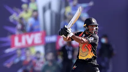 Logo of Assad Vala saves PNG innings with classy fifty