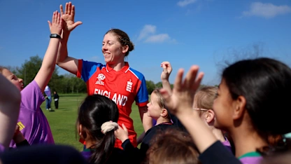 Massive schools event in UK marks 50 days until T20 World Cup