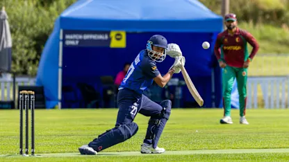 260817 Benjamin Greece vs Portugal Greece Amarpreet Mehmi striking the ball