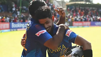 Logo of Flawless Pathum Nissanka hundred steers Sri Lanka to World Cup | CWC23 Qualifier