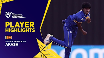 Vigneshwaran Akash spins a trap around South African batters | Player Highlights | U19 CWC 2026