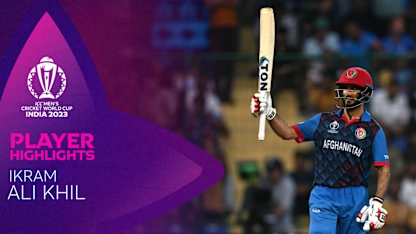 Logo of Ikram Ali Khil knock crucial to setting up Afghanistan victory | CWC23