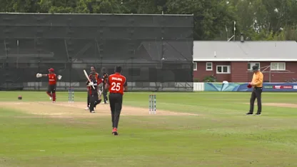 PNG's Igo Mahuru c Dhaliwal b Jamkhandi for 19 against Canada