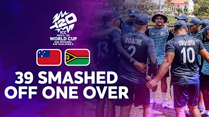 Logo of Record tumbles in Samoa as 39 runs are scored in one over