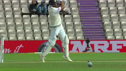 Logo of Rohit cracks one past backward point | WTC21 Final | Ind v NZ