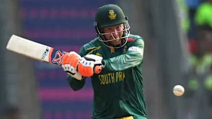 Logo of Klaasen unleashes fiery shots in Mumbai | CWC23