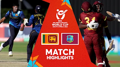 Logo of Sri Lanka v West Indies | Match Highlights | U19 CWC 2024
