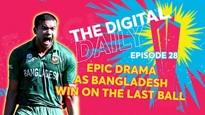 Logo of Epic final over in Bangladesh-Zimbabwe classic | Digital Daily: Episode 28 | T20WC 2022