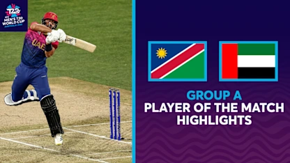 Logo of Muhammad Waseem sets up UAE for historic feat | Namibia v UAE | T20WC 2022