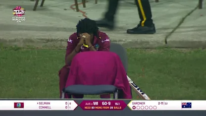 Logo of WI v AUS: Windies distraught after semi-final loss