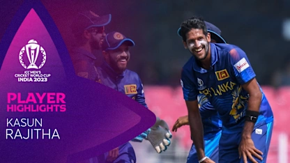 Logo of Rajitha inflicts damage with the new ball | CWC23