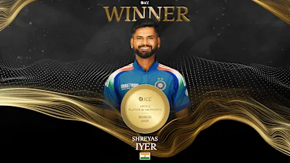 Logo of ICC Men’s Player of the Month for March 2025 revealed
