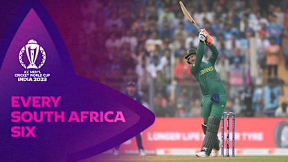Logo of All 82 South Africa sixes from CWC23 so far