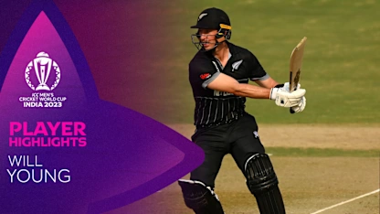 Logo of Will Young's half-century lifts New Zealand | CWC23