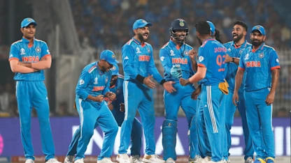 Logo of India take sharp reviews to rattle the South Africa middle-order | CWC23