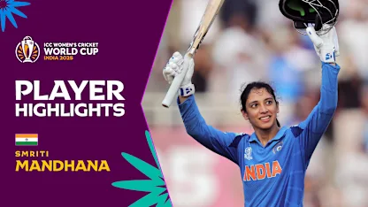 Smriti Mandhana's prolific ton | Player Highlights | CWC25