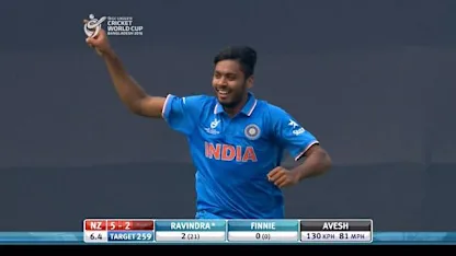 Perfect Start from Avesh Khan with the ball – IND v NZ