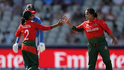 Nahida Akter sends back the dangerous Shafali Verma | Women's T20WC 2026