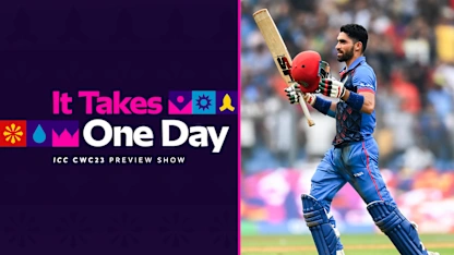 Logo of Afghanistan eye strong finish in clash with South Africa | It Takes One Day: Episode 42 | CWC23