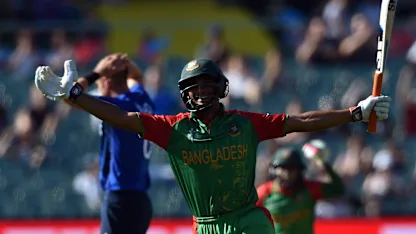 Logo of Mahmudullah's pivotal hundred against England | CWC 2015