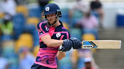 Logo of Michael Jones lands one on the roof | T20WC 2024