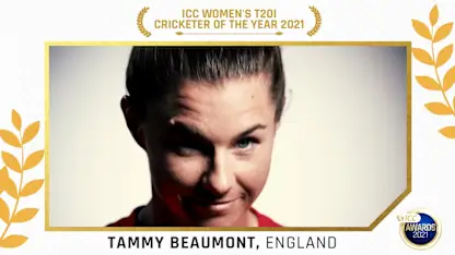 Logo of ICC Women's T20I Player of the Year 2021: Tammy Beaumont