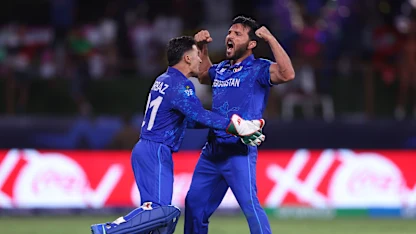 Logo of Naib takes a stunner to put Afghanistan on the brink | T20WC 2024