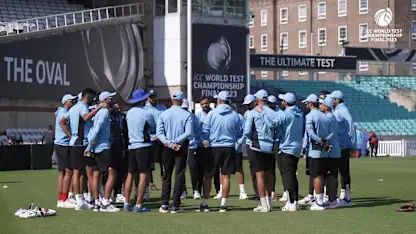 Logo of Go behind the scenes of India’s training session ahead of WTC23 Final