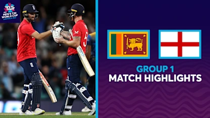 Logo of England seal semi spot despite late Sri Lanka scare | Match Highlights | T20WC 2022