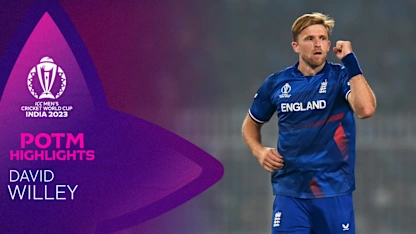 Logo of Willey makes big impression on final international appearance | POTM Highlights | CWC23