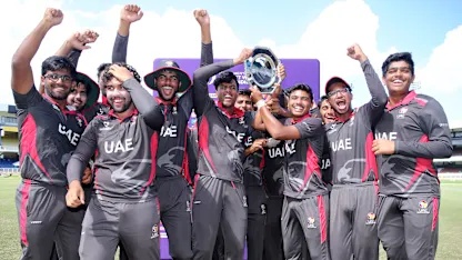 Logo of Day 16 Talking Points - UAE demolish Ireland to win Plate final in style; Pakistan and West Indies show their class