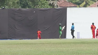 Ayesha Zafar hits first century of #WWC17 Qualifier
